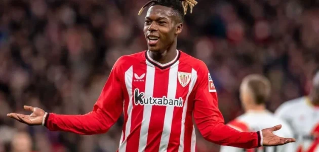 برشلونة يستعد لدفع الشرط الجزائي في عقد نيكو ويليامز بداية يوليو، لضمان انضمامه مبكرًا قبل انطلاق فترة التحضيرات للموسم الجديد.